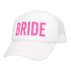 Čiapka s nápisom BRIDE